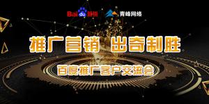 推廣營銷 出奇制勝---百度推廣客戶交流會***成功！
