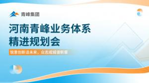 銳意創(chuàng)新話(huà)未來(lái) 眾志成城譜新篇--河南青峰業(yè)務(wù)體系精進(jìn)規(guī)劃會(huì)